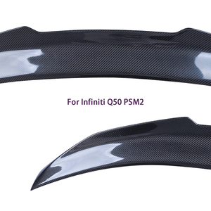 สปอยเลอร์หลังคาร์บอนไฟเบอร์ทรง PSM สำหรับ Q50 Q50S Q50L ปี 2013-2023 - Product Image 3