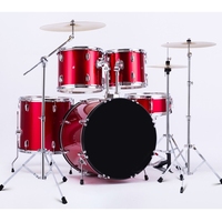 Factory Wholesale Professional Adult 5 Drums 2/3/4 Cymbals Jazz Drum Set Musical Instrument