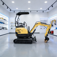Mini-excavatrice hydraulique sur chenilles Koop avec moteur PLC, haute puissance de creusement, équipement de machinerie de construction, garantie 1 an