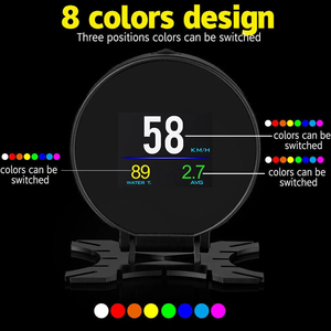 Bán Hot OBD2 Đầu hiển thị cho xe ô tô bán buôn P15 kỹ thuật số công tơ mét <span class=keywords><strong>LCD</strong></span> cho thấy tốc độ nhiệt độ nước đồng hồ tiêu thụ nhiên liệu - Product Image 5