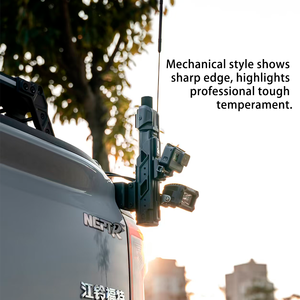 Support de drapeau CNC en alliage d'aluminium 6061 pour accessoires de véhicule tout-terrain ultime, compatible avec Ford Ranger T9 2019-2026 - Product Image 2