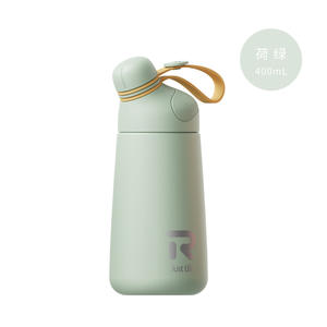 Botella de agua caliente de acero inoxidable para niñas, recipiente esmerilado aislado, para deportes al aire libre, 400ml, 14oz, nuevo diseño creativo - Product Image 4