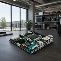 Carte mère industrielle avec chipset H510, socket LGA1200, sorties VGA+DP+, prise en charge de l'affichage 4K, format Mini ITX, avec TPM2.0