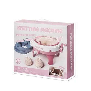 Grande DIY Knitting Machine 48 Needle Star Cylinder Wool Knitting Machine Brinquedos de tricô infantil