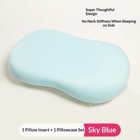 Busa Memori Bantal Penyangga Leher Anak-anak Dewasa Inti Bantal Multifungsi Jahitan Berlapis 3D Grosir Dropshipping
