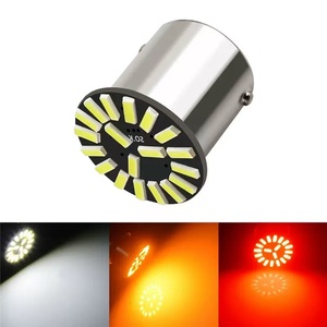 Lampadine LED per Auto 1156 P21W BA15S 1157 BAY15D <span class=keywords><strong>P21</strong></span>/5W, Luci di Direzione <span class=keywords><strong>12V</strong></span> 6500K 4014 18SMD, Lampada per Retromarcia, Freno e Parcheggio - Product Image 6