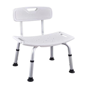 Aluminum alloy shower chair, elderly shower <b>stool</b>, <b>bathroom</b> <b>stool</b>, high-back adjustable <b>bathroom</b> <b>stool</b> - Product Image 4