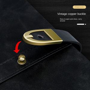 Agenda de Cuero Vacuno, Estilo Viajero, Hojas Sueltas Imprimibles, Personalizable con Logotipo - Product Image 3