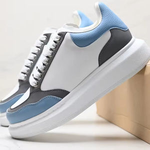 Wholesale 2025 new famous designer trend height increasing sports <b>shoes</b> <b>red</b> and white color block thick soled casual <b>shoes</b> - Product Image 4