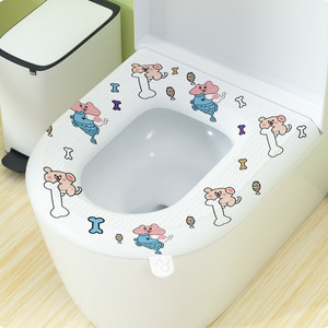 ฝาครอบที่นั่งชักโครก EVA กันน้ำ พิมพ์ลาย ใช้ได้ทั่วไป สำหรับฤดูหนาว - Product Image 2