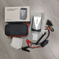 Arrancador de batería de coche con compresor de aire Fuente de alimentación de arranque de emergencia 12000mAh Banco de energía para coche 12 meses de garantía