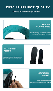 Attelle orthopédique postopératoire réglable en nylon épais à charnière <span class=keywords><strong>pour</strong></span> genoux avec fermeture à bouton <span class=keywords><strong>pour</strong></span> la <span class=keywords><strong>protection</strong></span> des sports de plein air <span class=keywords><strong>pour</strong></span> adultes - Product Image 3