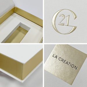 High End Magnetic <b>Book</b> Shape Custom Logo Solid Rigid Cardboard Gift <b>Boxes</b> Embossing Recycled Materials for Perfume Lipstick - Product Image 6