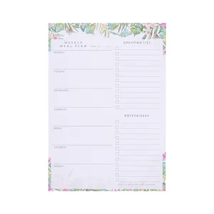 Hot Sale Shopping List Memo pad Weekly Plan Note Reminder Household Magnetic A5 B5 Notepad