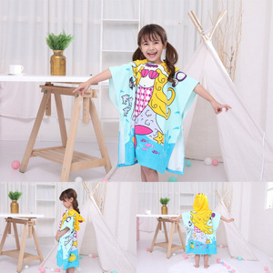 <span class=keywords><strong>Peignoir</strong></span> <span class=keywords><strong>de</strong></span> bain à capuche en microfibre pour enfants, serviette <span class=keywords><strong>de</strong></span> <span class=keywords><strong>plage</strong></span> à imprimé <span class=keywords><strong>de</strong></span> dessin animé - Product Image 2