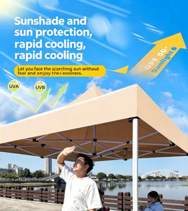 Tente de réception pliable 10x10 pieds avec structure en acier, résistante aux UV et imperméable, idéale pour salons professionnels, expositions et événements en extérieur - Product Image 4