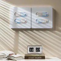 Veilleuse Ultra-Fine Zigbee/Interrupteur Intelligent avec Contrôle Vocal par Application, Bouton de Démarrage Programmé pour Réseaux Mesh, Texte Personnalisable