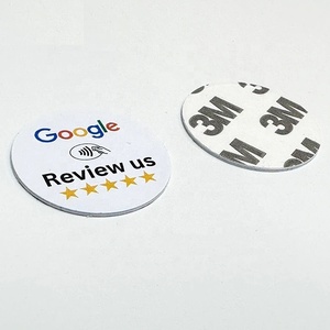 Tùy chỉnh Mini RFID Tag với chất liệu PVC NFC Vòng thẻ 30 mét 215/216 215/216 không thấm nước 13.56MHz Nhãn dán nhãn - Product Image 2