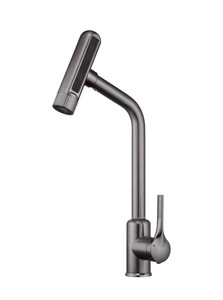 Ronglaxi hiện đại một lỗ sàn gắn vòi bếp bằng thép không gỉ van gốm sử dụng kép Máy trộn nước nóng/lạnh 3 năm - Product Image 3