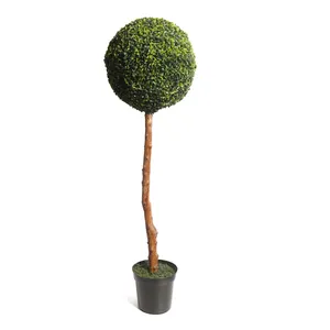 도매 인공 회양목 잔디 식물 topiary 공 화분 정원 장식