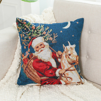 Housse de coussin de luxe 18x18 pouces, housses de coussin jacquard, nouvelle taie d'oreiller jacquard pour dormir