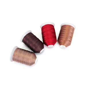 Haute résistance 100% polyester collé fil à coudre haute ténacité 210D résistant à l'abrasion pour vêtements extensions de cheveux perruques - Product Image 5