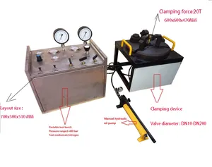 Modelo en oferta: US---15--DN200 máximo DN200 pequeño banco portátil de prueba de presión de aire para válvulas