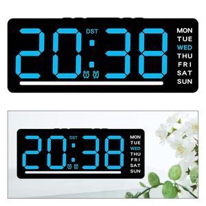 Kids Silent Alarm <b>Clock</b> LED <b>Digital</b> <b>Clock</b> with Date Temperature Display Dual Alarm for Children Bedroom - Product Image 5
