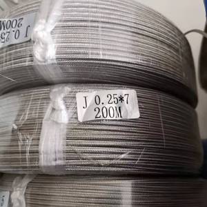 Salt Inscription Thermocouple Compensation Wire K Type E Type J Type PT100 Multi Strand Copper Conductor Braided Shield - Product Image 4