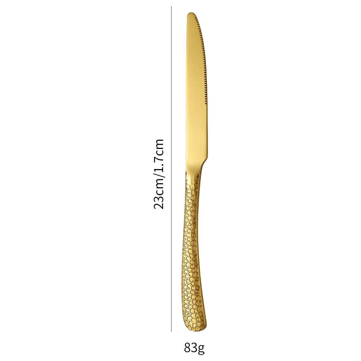 Gold table knife