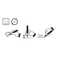 Marqueur de peinture permanent en aluminium de haute qualité en gros avec 12 couleurs pour meubles, verre, métal, bois, pneus de voiture, caoutchouc