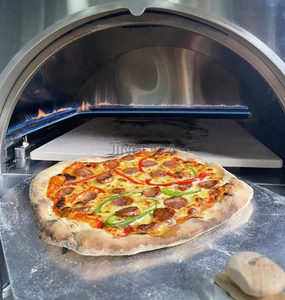 <span class=keywords><strong>Four</strong></span> <span class=keywords><strong>à</strong></span> pizza portable robuste avec pierre rotative pour la cuisson des steaks, des viandes rôties et du pain - Product Image 4