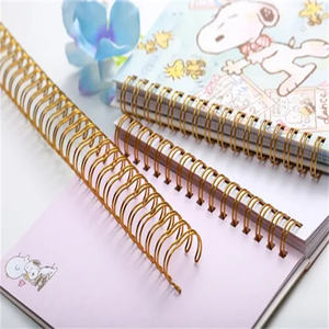 <strong>2</strong> to <strong>1</strong> 19.1mm 3/4inch Double <strong>Wire</strong>-0 Double <strong>Loop</strong> Spiral O Double <strong>Loop</strong> <strong>Binding</strong> <strong>Wire</strong> <strong>Twin</strong> Ring <strong>Loop</strong> <strong>Wire</strong> for Book <strong>Binding</strong> - Product Image 6