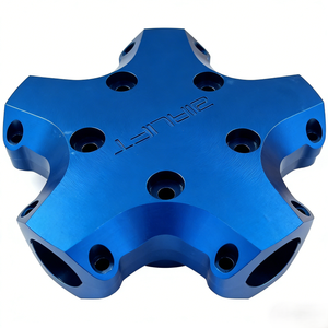 Tapa de Cubo de Rueda Personalizada de Fábrica, Centro de Rueda Anti-Líquido, Resistente a Altas Temperaturas, Anodizado Duro Rojo - Product Image 2