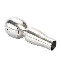 QINFENG 316L Boule de nettoyage sanitaire soudée, polissage miroir Ra0.8m, pour réservoir CIP, certifiée 3A/SMS/DIN, équipement alimentaire/pharmaceutique, 2-6 bars