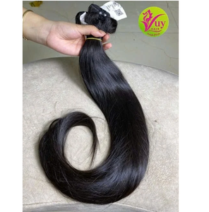 Tissage de cheveux humains bruts naturels lisses de 26 pouces, cuticules alignées, couleur naturelle, vente en gros du Vietnam - Product Image 1