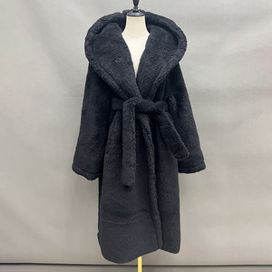 Jancoco New Vintage Winter <strong>Coat</strong> <strong>Plus</strong> <strong>Size</strong> Ladies Long Warm Sheepskin Woolen <strong>Teddy</strong> Wool <strong>Coat</strong> High Hood - Product Image 4