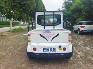 Carro de Golf Eléctrico Certificado CE para 6-8 Personas, con Batería, de 4 Ruedas, para Patrullaje en Carretera, Autobús Turístico Eléctrico - Product Image 3