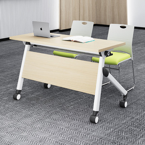 Jinmaida <b>Folding</b> Training Table JMD-9001-1 Mobile Office <b>Desk</b> For Meeting Rooms And Classrooms - Product Image 1