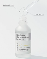 JMSOLUTION 15% Niacinamide Skin Boost Serum Vente à chaud 30ML OEM ODM Produit de soin du visage de Corée avec de l'acide hyaluronique à la glycérine