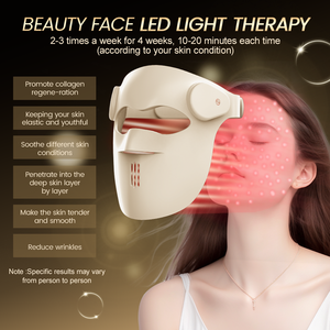 Produits de soin de la peau de beauté en gros d'usine, infrarouge 850 nm pour l'enveloppement, masque facial LED de beauté nocturne <span class=keywords><strong>Bio</strong></span> medicube, collagène - Product Image 6