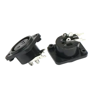 Drei-Biege-Pin-symmetrischer Audio-Geräte anschluss 3-polige XLR-Buchse Speakon-Anschluss klein
