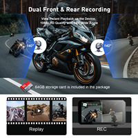 Pantalla Inteligente para Motocicleta con Sistema Operativo Linux, Resistente al Agua IP67, Inalámbrica, Compatible con CarPlay y Android Auto, Portátil, con TPMS, DVR y Cámara