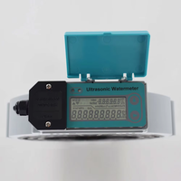 Débitmètre à ultrasons en sandwich alimenté par batterie industrielle DN50 DN80 DN100 DN150