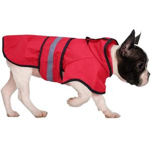 Manteau de pluie réfléchissant pour chiot Bichon, poncho pour chien été, hiver et printemps, accessoire de vêtement pour animaux de compagnie à rayures - Product Image 5