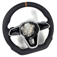 Volant personnalisé pour VW Golf 8 Tharu Arteon Caddy Talagon Polo CC Teramont Tiguan Jetta Amélioration de l'intérieur