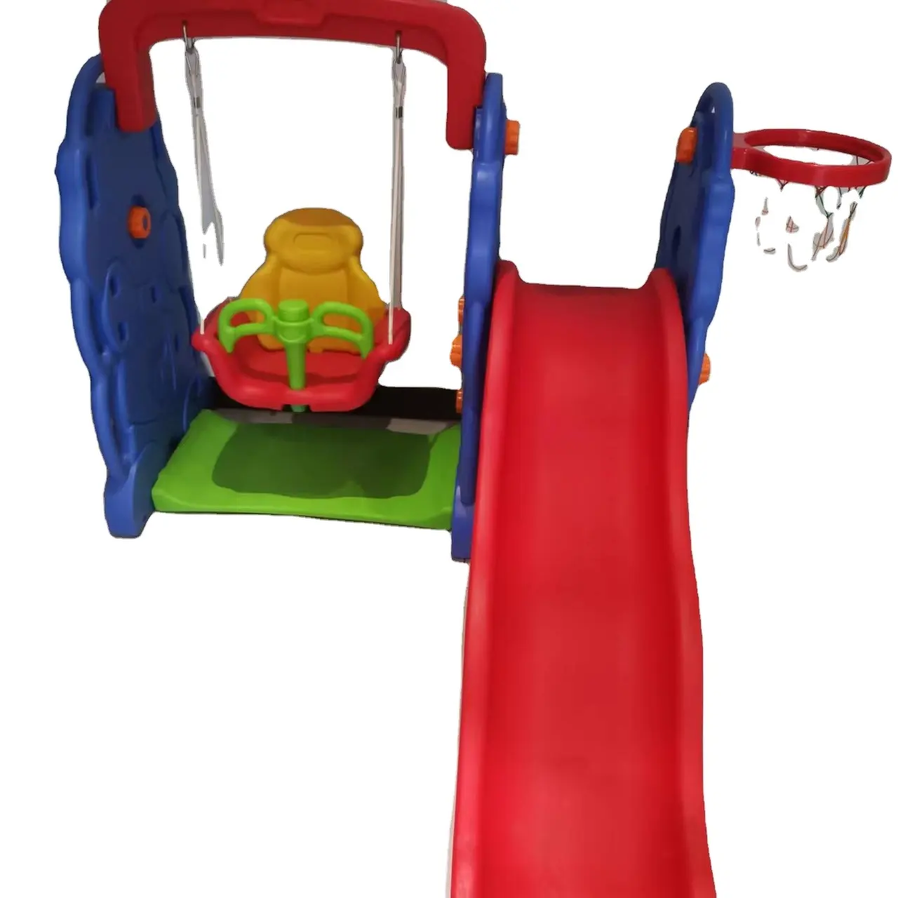 Vente en gros de balançoires pour enfants, aire de jeux extérieure, jardin, ensemble de balançoires en plastique, jouets de bonheur