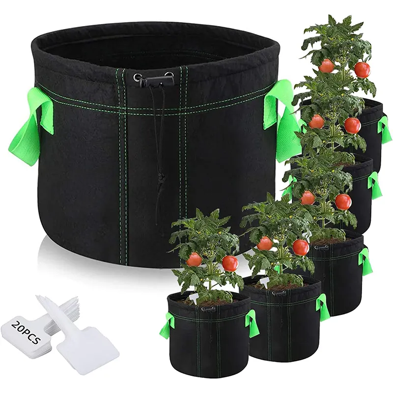 Venda quente Biodegradável preto Produtos Agrícolas Não tecido Fruit Bag Plant Grow Bags