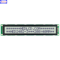 Vente du fabricant 7.1 "208x40MM 2402 24x2 STN module de panneau d'affichage LCD à caractères plus grands avec AIP61066 anglais japonais russe