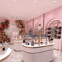 Présentoir Usine One-Stop Design Intérieur Luxe Style Artistique Organique Cosmétique Magasin Vitrine